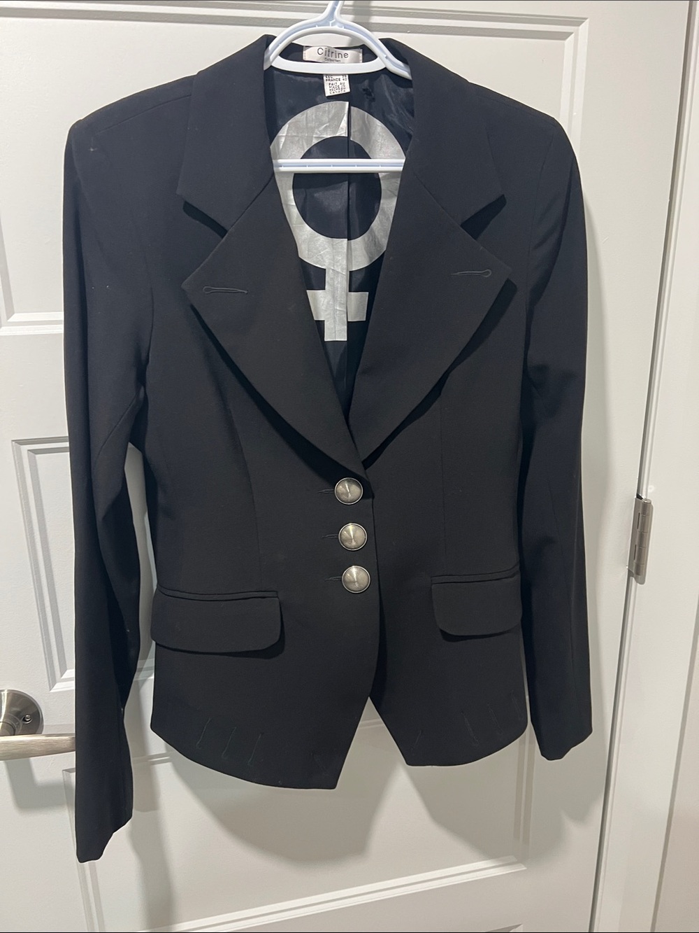 Black Tailored Women's Blazer
